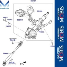 MOBIS STEERING COLUMN AND SHAFT SET FOR HYUNDAI IONIQ 2019-21 MNR